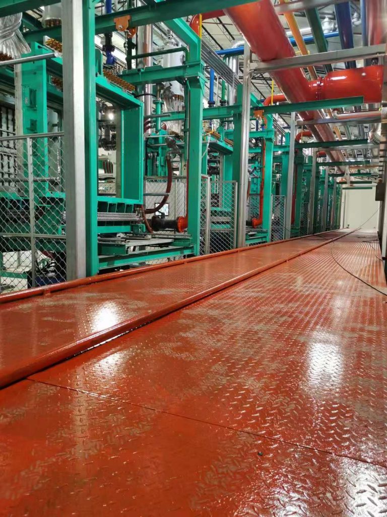 Guide rail of mould changing