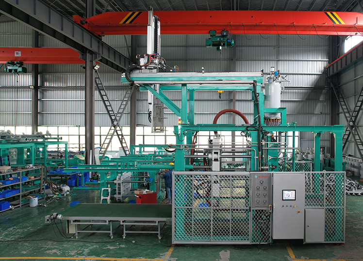 Single Minute Exchange of Die EPS Shape Moulding Machine
